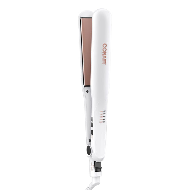 Conair Double Ceramic Flat Iron, 1 1/4-inch Hair S