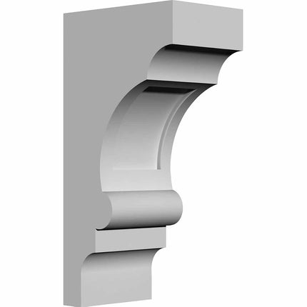 Ekena Millwork BKT05X10X03DI-CASE-2 4 inch W x 5 1/4 inch D x 10 inch H Diane Bracket (2-Pack),