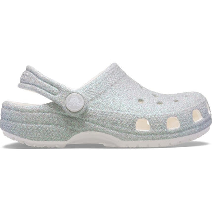 Crocs Unisex Kids Clog, Classic Iridescent Glitter