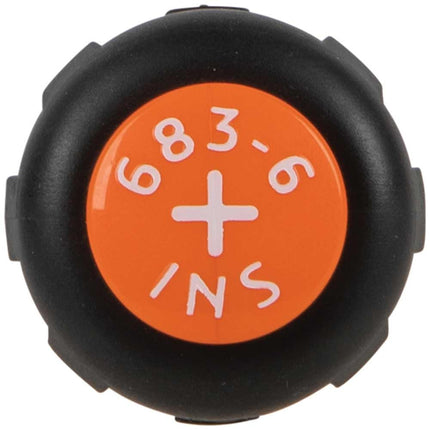 Klein Tools 6836INS Insulated Screwdriver, 1000V #2 Phillips Tip Screwdriver with 6-Inch Shank, Tip-Ident, Cushion-Grip Handle