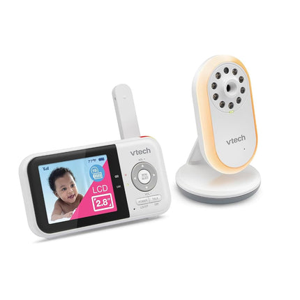 VTech VM3258 2.8" Digital Video Baby Monitor with Night-Light, Two-Way Audio, and Temperature Sensor
