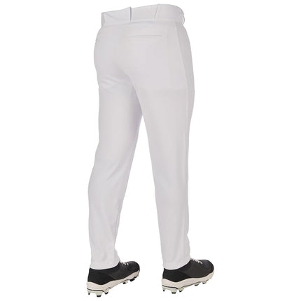 Pantalones de béisbol CHAMPRO Triple Crown 2.0 de niño, con bajo cónico, color blanco