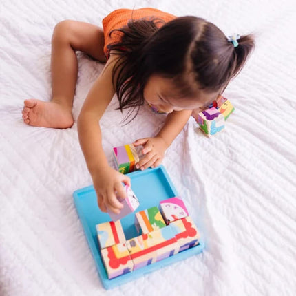 Melissa & Doug Blue's Clues & You Wooden Cube Puzzle | Puzzles | Age 3+ | Gift for Boy or Girl
