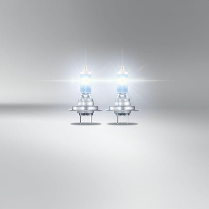 OSRAM Night Breaker 220, H7, +220% more brightness, halogen headlight bulb, 64210NB220-2HB, folding box (2 lamps), white