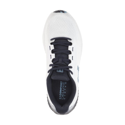 Under Armour Men's Sneaker, (104) White/Midnight Navy/Horizon Blue, 8 UK