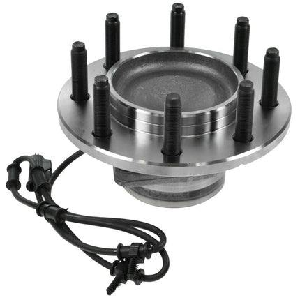 TRQ Front Wheel Bearing & Hub Assembly with ABS Sensor Compatible with 2003-2005 Dodge Ram 2500 Ram 3500