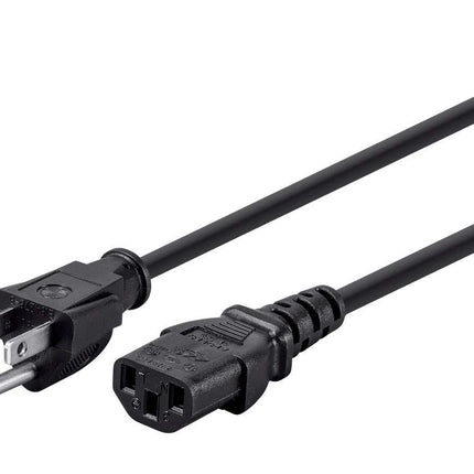 Monoprice 12ft 18AWG Power Cord Cable w/ 3 Conduct