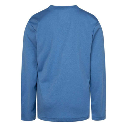 Haut de bain anti-UV Hurley pour garçons, à manches longues, UPF 50+, Neptune Blue Heather, Small