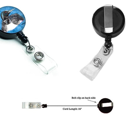 Caroline's Treasures Loon Retractable Badge Reel, Multicolor (8717BR)
