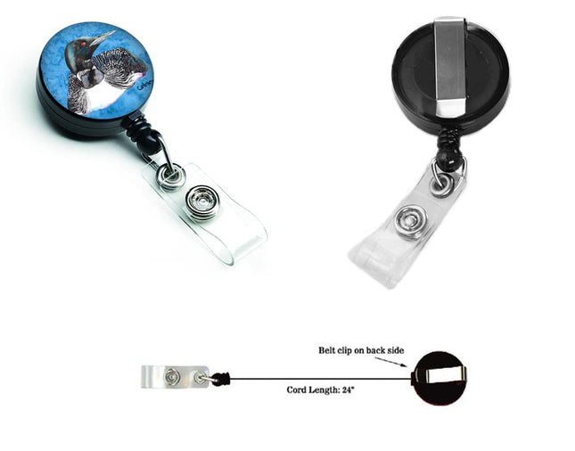 Caroline's Treasures Loon Retractable Badge Reel, Multicolor (8717BR)