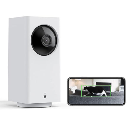 WYZE Cam Pan v2 1080p Pan/Tilt/Zoom Indoor Baby Monitoring Camera with Color Night Vision, Motion and Sound Detection, Home Security Camera Compatible with Alexa & Google Assistant