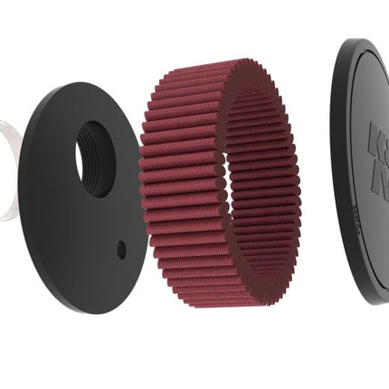 K&N Universal Round Air Filter 52mm offset flange (29mm), 149mm, 51mm height (RU-045V)