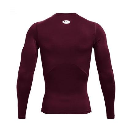 Under Armour Mens HeatGear Long Sleeve Top Red XXL