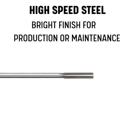 Drill America DWRR.4590 HSS Chucking Decimal Reamer, .4590