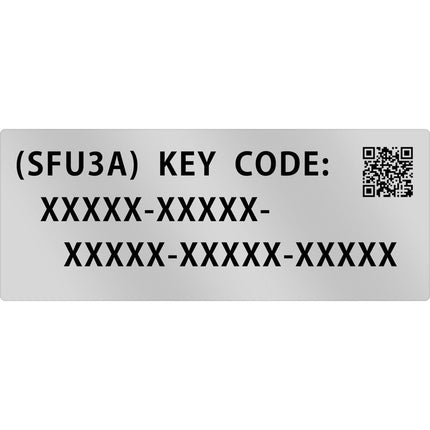 Panasonic LUMIX Upgrade Software Key DMW-SFU3A ARR