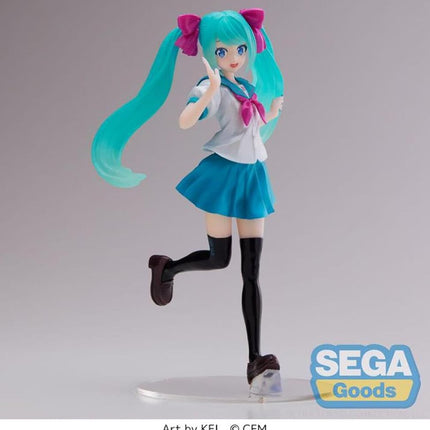 SEGA Goods Hatsune Miku - 16th Birthday to Kei - Luminasta Figurine, 18 cm