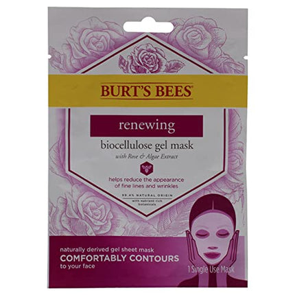Burts Bees Renewing Biocellulose Gel Face Mask for