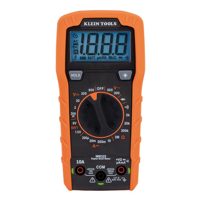 Klein Tools MM325 Multimeter, Digital Manual-Rangi