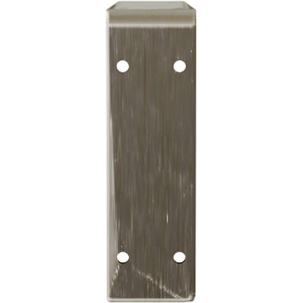 Ekena Millwork BKTM02X18X06EBSS Steel Bracket Embrey, 2"W x 18"D x 6 1/2"H, Stainless Steel