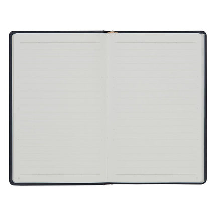 Maruman Mnemosyne Hardcover Journal, A6, 6.5mm Narrow Ruled, Navy