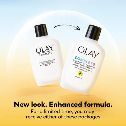 Olay Complete all day moisturizer with sunscreen SPF 15 -sensitive- 4oz (2-pack) by Olay [Beauty]