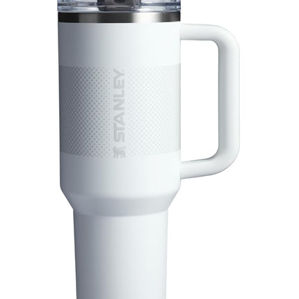 STANLEY Quencher ProTour Flip Straw Tumbler with Leakproof Lid 40 oz | Built-In Straw and Handle | Cup Holder Compatible for Travel | Insulated Stainless Steel Cup | BPA-Free | Frost Fade