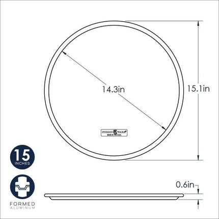 Nordic Ware Naturals 14" Traditional Pizza Pan