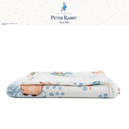 Franco Peter Rabbit Book Easter Kids Bedding Super Soft Cozy Throw, 46 in x 60 in, (Officially Licensed Product)