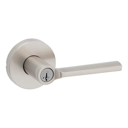 Kwikset Lisbon Round Entry Door Knob with Lock and