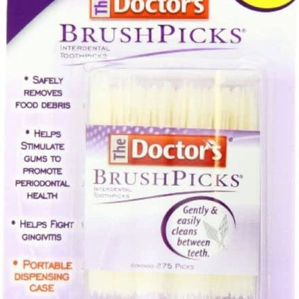 The Doctor's BrushPicks Interdental Toothpicks, 275 Count (Pack of 7)