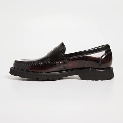 Cole Haan Men's American Classics Penny Loafer, Deep Burgundy/Black, 9 UK