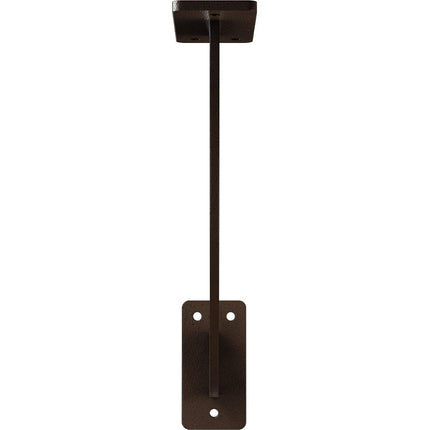 Ekena Millwork BKTM02X11X11BRHBR 2 inch W x 11 inch D x 11 inch H Bradford Steel Bracket, Hammered Brown
