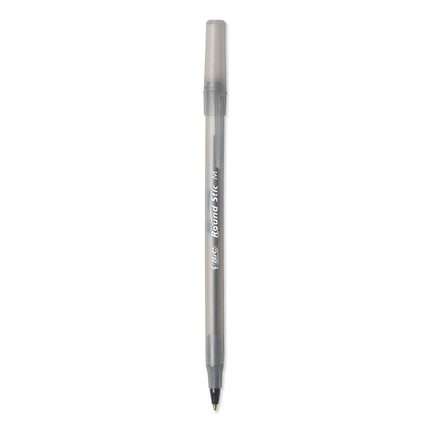 Bolígrafo BIC Round Stic Xtra Life VP, 1 mm, tinta y cuerpo negros, 240 unidades/caja