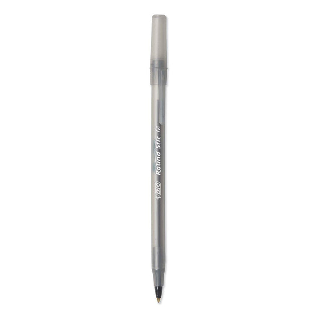 Bolígrafo BIC Round Stic Xtra Life VP, 1 mm, tinta y cuerpo negros, 240 unidades/caja