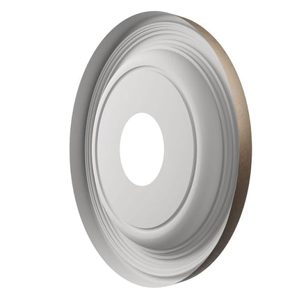 Ekena Millwork CMP13TRGLG - Traditional Thermoformed PVC Roof Medallion Fits Awnings up to 7.13" OD x 3 1/2" ID x 1 1/4" D