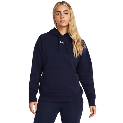 Under Armour Women's UA Rival Fleece Hoodie, Ultra-Soft Fleece Hoodie with Brushed Interior, Gym Hoodie with Kangaroo Pocket, Hooded Sweatshirt for Loungewear and Winter Warm Ups