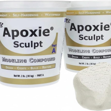 Apoxie Sculpt 4 lb. White, 2 part modeling compoun