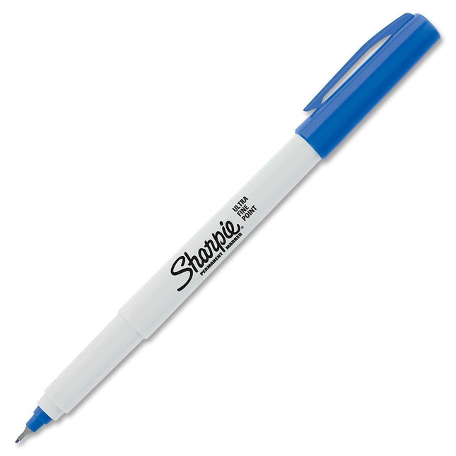 Ultra Fine Tip, Blue, Sharpie Permanent Markers, 2