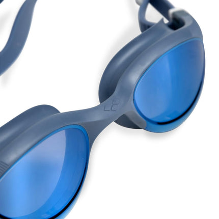 ARENA The One Plus Mirror, Unisex Swimming Goggles, Large Mirrored Lenses, Anti-UV, Self-Adjusting Nose Bridge, Adjustable Slit Strap, Orbit-Proof Seals, Anti-Fog Technology