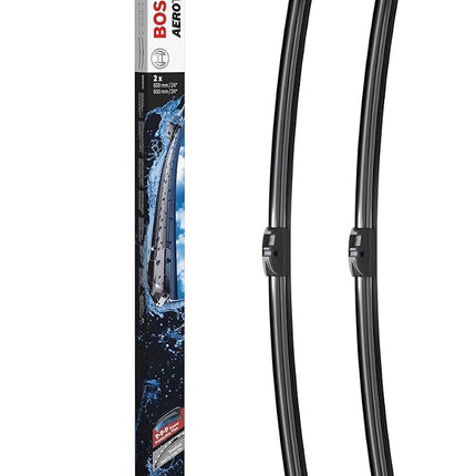 Bosch Wiper Blade Aerotwin A053S, Length: 600mm/600mm – Set of Front Wiper Blades - Only for Left-Hand Drive (EU)