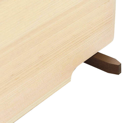 Kai KAI AP5226 Cutting Board Seki Magoroku Cypress L 15.4 x 9.4 inches (390 x 240 mm) with Stand Made in Japan Dishwasher Safe