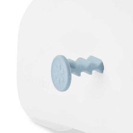 Skip Hop - Baby Bath Mouthpiece Case, Soft Silicone Safety Protector with Adjustable Design, Fits Most Bath Nozzles, Wavy
