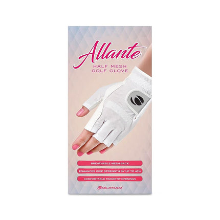 Orlimar Allante Half-Finger Golf Glove, Women's, Right Hand, Small