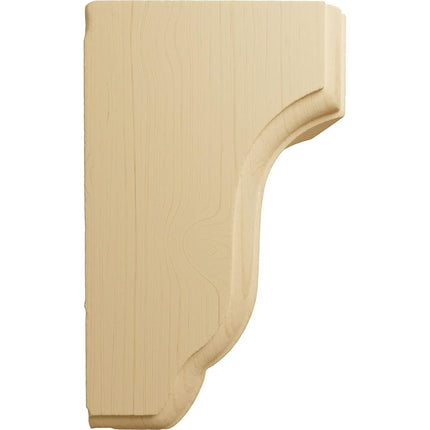 Ekena COR02X02X04CPAL 2 1/2-Inch Width x 2 3/4-Inch Depth x 4 1/2-Inch Height Capistrano Mission Corbel - Alder