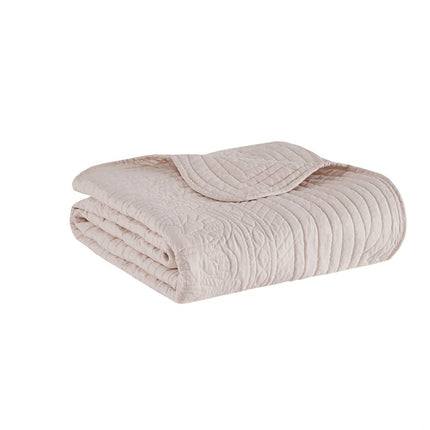 Madison Park Madison Park Luxe Quilted Throw Blank