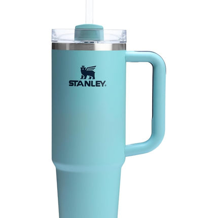 Stanley Quencher H2.0 Tumbler with Handle and Straw 30 oz | Flowstate 3-Position Lid | Cup Holder Compatible for Travel | Insulated Stainless Steel Cup | BPA-Free | Agave