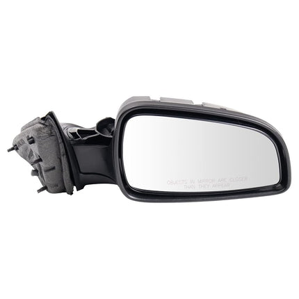 TRQ 2 Piece Driver and Passenger Side Mirror Assembly Set Electric Adjustment Non-Heated No Memory Black Compatible with 2008-2010 Chevrolet Malibu Hybrid 2008-2012 Malibu LT 2007-2009 Saturn Aura