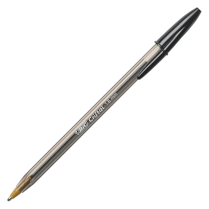 Bic Cristal Xtra Bold Ballpoint Pen, Bold Point (1.6mm) For Vivid And Dramatic Lines, Black, 24-Count