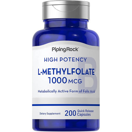 L-Methylfolate 1,000 mcg 200 Capsules
