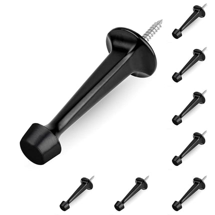HOMOTEK Heavy Duty Solid Rigid Door Stop with Soft